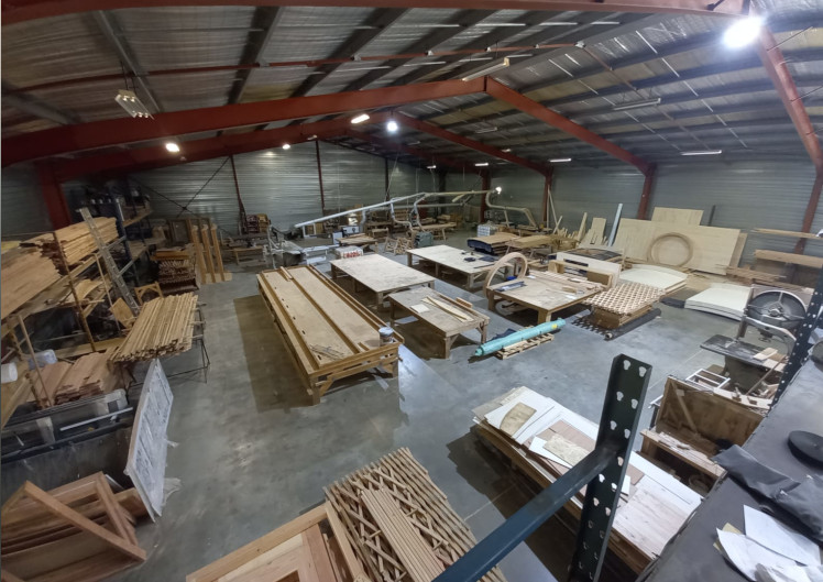 Atelier bois de l'entreprise Avenir Yourte